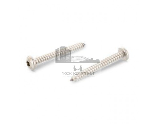 Винт самонарезающий остроконечный ISO 14585 A4 с полукруглой головкой шлиц Torx, 2.9х13 мм