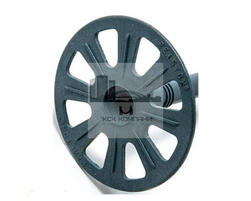 Дюбель-Гриб с пластиковым гвоздем DY-GR-PG для теплоизоляции, 10x80