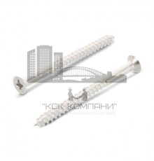 Шуруп потайной для дерева DIN 7997 A2 неполная резьба шлиц PZ, 4.5x45 мм