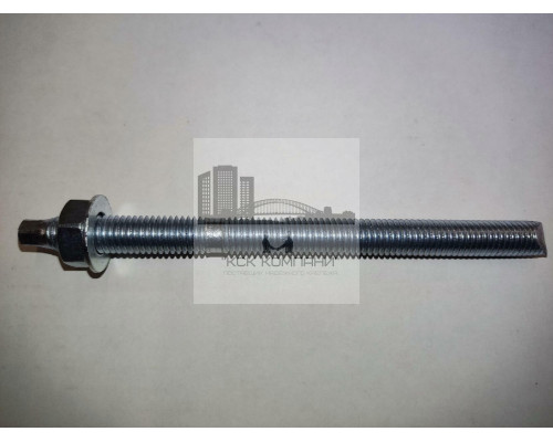 Анкерная шпилька с гайкой SA 4.8 для химической капсулы ОЦ, M24х600 мм