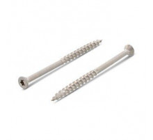 Art. 9142 A2 4,2X56/30 TX20 грубая резьба Шуруп нержавеющий для строительства террас, с потайной головкой и режущей канавкой