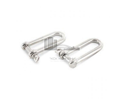 Art. 8259 A4 6 Скоба такелажная нержавеющая D-образная, длинная