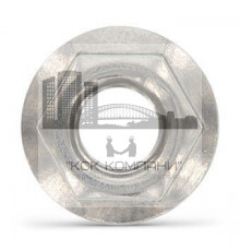 DIN 6923 A4 M 10 Гайка шестигранная нержавеющая фланцевая без зазубрин