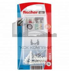 Дюбель для гипсокартона fischer MDN S K NV с шурупом с полукруглой головой, 3x25 мм