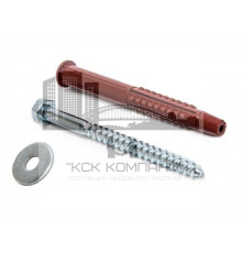 Дюбель фасадный с шурупом DY-FSSG с шестигранной головкой, 10x140