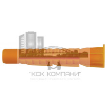 Дюбель распорный универсальный DY-RY-U с бортом тип U, 6x52