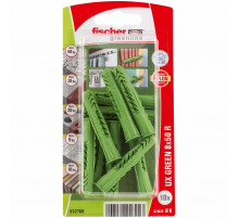 Дюбель универсальный fischer UX Green R K NV с кромкой экологически чистый нейлон, 8x50 мм