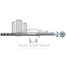 Фасадный дюбель с шестигранным шурупом fischer SXR FUS прессшайбой шлиц TX ОЦ, 10x200 мм