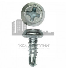 Саморез-сверло Клоп SKM SV полуцилиндрический по металлу шлиц PH ОЦ, 3.9x9.5