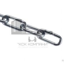 Стальная цепь DIN 763 длиннозвенная, D14