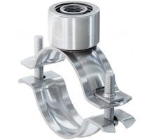 Трубный хомут  FRSN TRIPLE с тройной соединительной гайкой без звукоизоляции ОЦ, M8/M10/1/2" 108-114 мм (4")