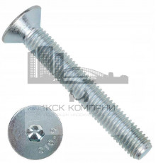 Винт потайной с внутренним шестигранником DIN 7991 10.9 полная резьба ОЦ, M6x30 мм