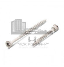 Art. 9245 AISI 410 5,0X60/36 TX25 Шуруп нержавеющий для строительства террас с цилиндрической головкой и режущей канавкой