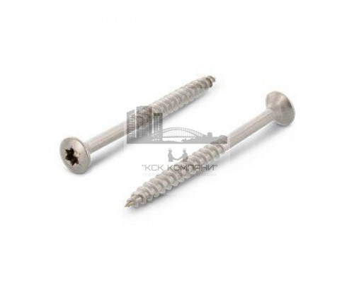 Саморез полупотайной Art. 9046 A4 универсальный неполная резьба шлиц TX, 5x35 мм