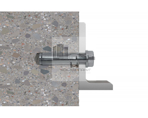 Забивной анкер fischer EA II A4 с бортиком и внутренней резьбой, M10 12x40 мм