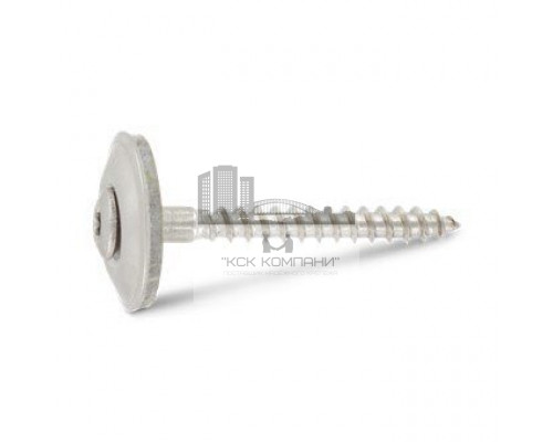 Art. 9088 A2 4,5X80 TX20 Саморез по дереву (шуруп самонарезающий) с полупотайной головкой TX, с шайбой 20 мм, с уплотнительной резиной EPDM