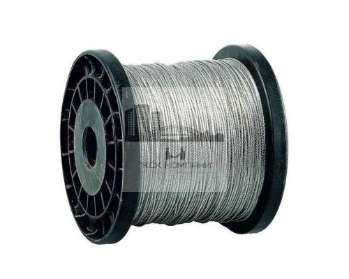 Трос для растяжки DIN 3055 не грузоподъемный средней мягкости 6х7+FC, D16