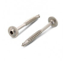 Art. 9250 A2 8,0X240/80 TX40 Шуруп нержавеющий с низкой полукруглой головкой с фланцем с режущей кромкой, неполная резьба, звездообразный шлиц TX (TORX)