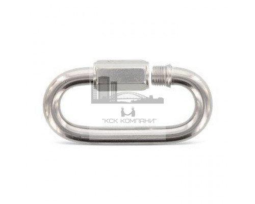 Art. 9077 A4 5 Карабин винтовой нержавеющий с резьбовой муфтой