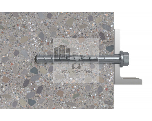 Анкер-шуруп по бетону fischer FBS II US с шестигранной головой и шлицем Torx ОЦ, 8x130 80/65 мм