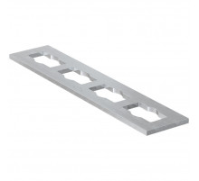 Cоединительная пластина fischer PFFF 4I A4 для профилей FUS нержавеющий, 196x40x4 мм