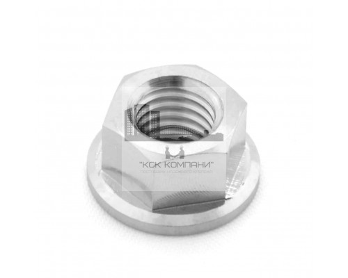 Гайка шестигранная DIN 6923 8.0 с рифленым фланцем, M5