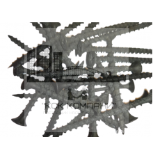 Саморез гипсокартон-дерево ГКЛ КР для черновых работ окс. сталь, 3.5x55 мм (11 кг)