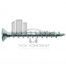 Саморез гипсокартон-дерево GKL KR крупная резьба ОЦ, 3.9x64 мм