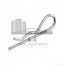 Шплинт пружинный DIN 11024 игольчатый ОЦ, 4x60x20