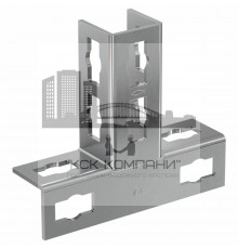 Соединительный уголок fischer PFUF 2D A4 нержавеющий для системы FUS, 153x175x42x4 мм