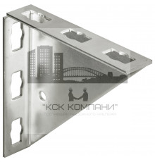 Угловая консоль fischer PWK A4 для усиления конструкций, 200x200x41 мм