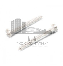 Шуруп полупотайной DIN 95 A2 по дереву прямой шлиц, 3.5x20 мм