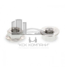 DIN 6923 A2 M 12 Гайка шестигранная нержавеющая фланцевая без зазубрин