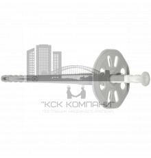 Тарельчатый дюбель для теплоизоляции fischer FIF-CS со стальным гвоздем, 8x160 мм