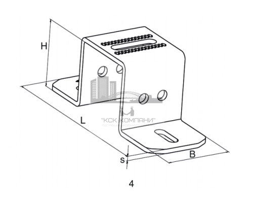 FMUF Фланец  для соединения профилей