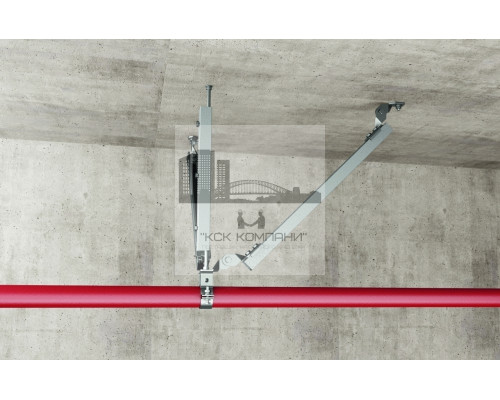 Хомут трубный fischer FSSC-FM для сейсмических зон оц.сталь, 168 мм