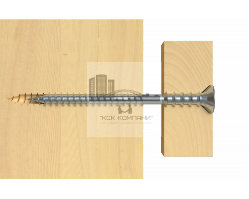 Шуруп юстировочный  JUSS дистанционный самонарезающий шлиц TX, 6х60 мм