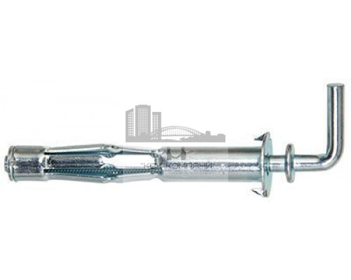 Металлический дюбель для пустотелых конструкций fischer HM WH K NV с крюком ОЦ, 5x37 мм