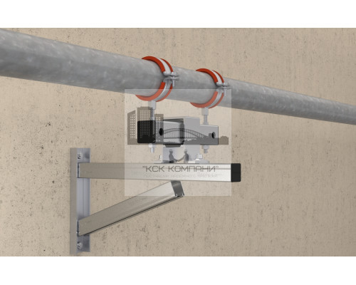 Хомут с силиконовой вставкой  для высокотемпературных трубопроводов ОЦ, M10 95-103 мм