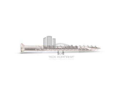 Саморез террасный Art. 9043 A2 потайная самозенкующаяся головка двойная резьба шлиц TX, 5x50 мм