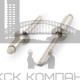 ISO 15984 A2/A2 5X10 Заклепка нержавеющая с потайным бортиком, открытый конец, рифленая оправка