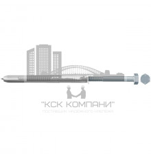 Дюбель фасадный с шестигранным шурупом  FUR SS универсальный ОЦ, 8x120 мм