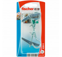 Дюбель пружинный с крюком fischer KDH 4 K NV для пустотелых материалов ОЦ, M4х95/14x95 мм