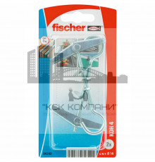 Дюбель пружинный с крюком fischer KDH 4 K NV для пустотелых материалов ОЦ, M4х95/14x95 мм