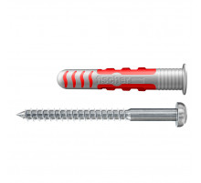 Дюбель универсальный с шурупом fischer DuoSeal S PH TX A2 для влажных помещений, 6x38 мм