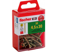 FPF-SZ YZF Саморез универсальный fischer, c потайной головой и полной резьбой (комплект из 30 шт)