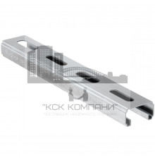 Профиль монтажный fischer FLS С-образный для легких нагрузок ОЦ, 17x31x1x3000 мм