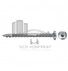 Саморез полукруглый по дереву fischer FPF II PTF полная резьба шлиц TX, 4.5x20 мм