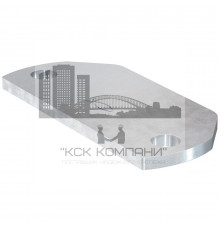 Скользящая пластина fischer FMFS LL для крепления кронштейнов FMPS гоц. сталь, 130x60x6 мм