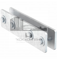 Соединитель профиля fischer FMPC 160 внутренний гоц. сталь, M12 320x150x8 мм